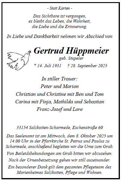 Hüppmeier Gertrus Internet