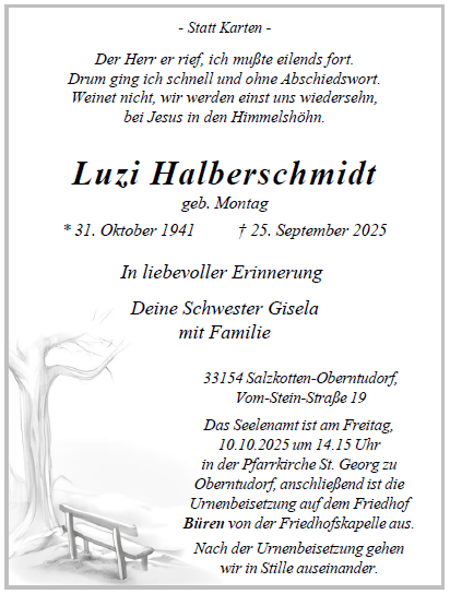 Halberschmidt Luzia Internet