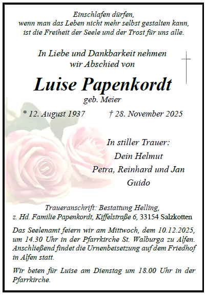 Papenkordt Luise Internet