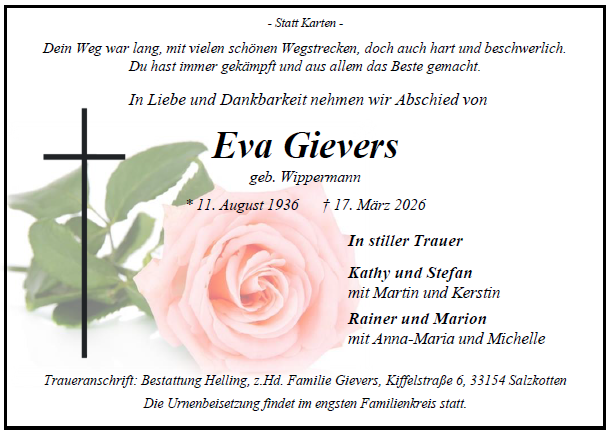 Gievers Eva Internet