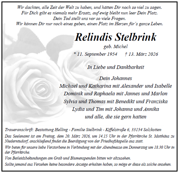 Stelbrink Relindis Internet