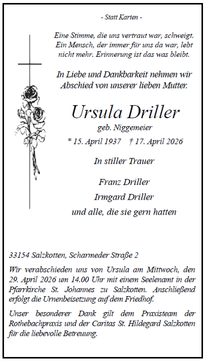 Driller Ursula Internet