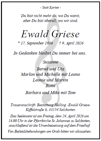 Griese Ewwald Internet