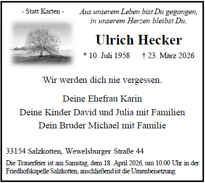 Hecker Ulrich Internet