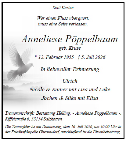 Pöüüelbaum Anneliese Internet