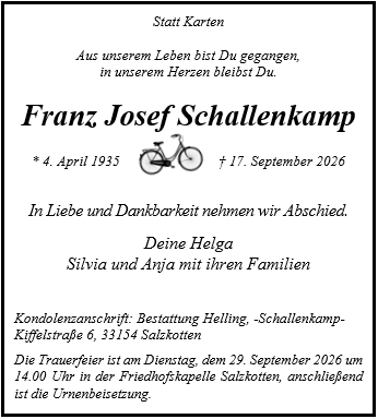 Schallenkamp Franz Josef Internet