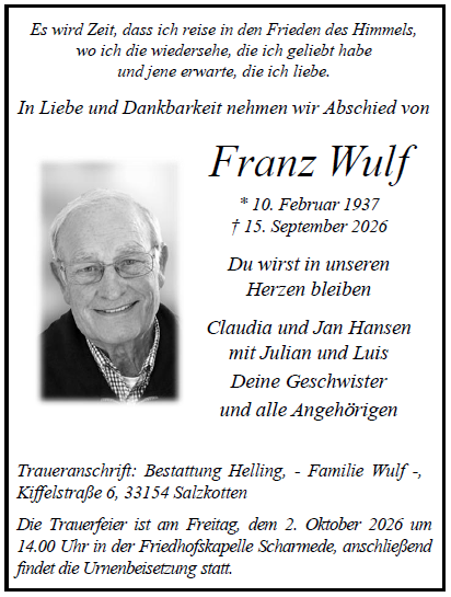Wulf Franz Internet